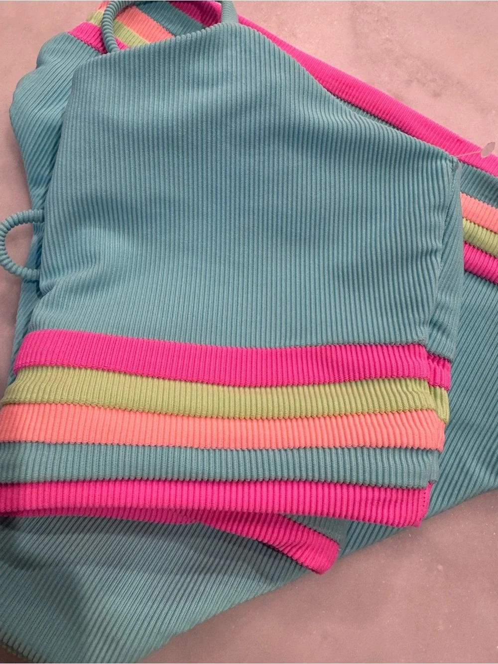 Beach Riot Kids' Little Millie & Mae Two-Piece Swimsuit 13-14 size